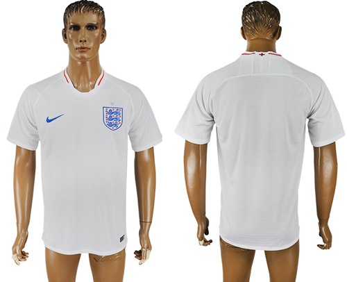 England Blank Home Thai Version Soccer Country Jersey
